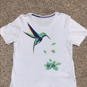 L/G hummingbird shirt by Allison Daley